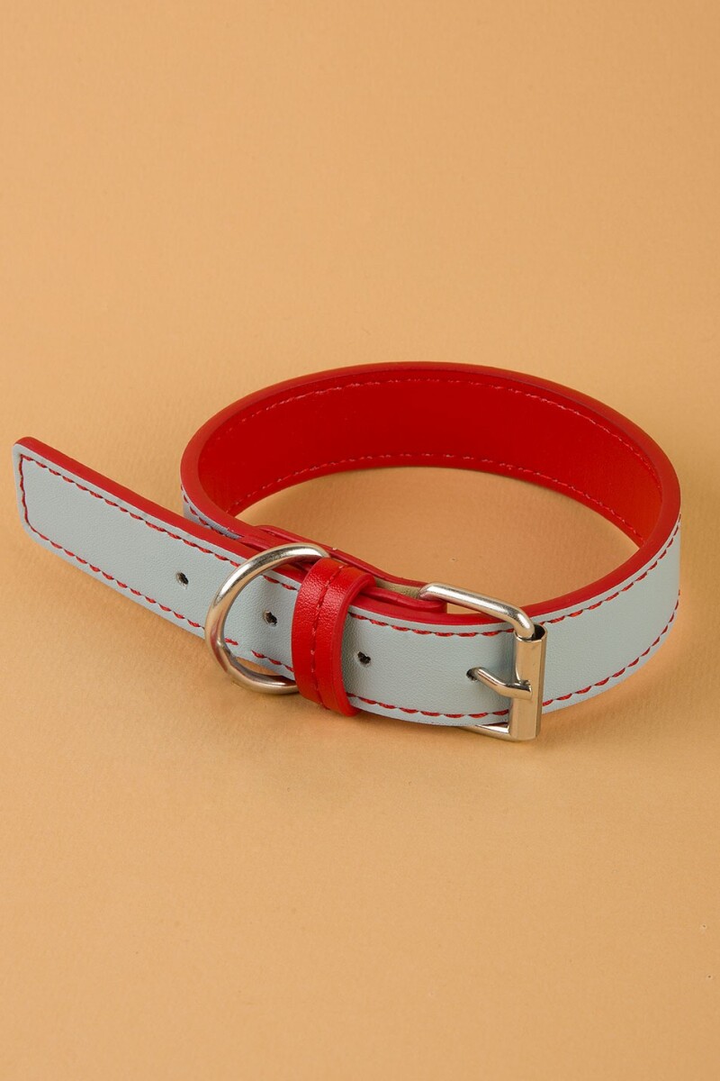 Collar perro pequeño  pu Celeste