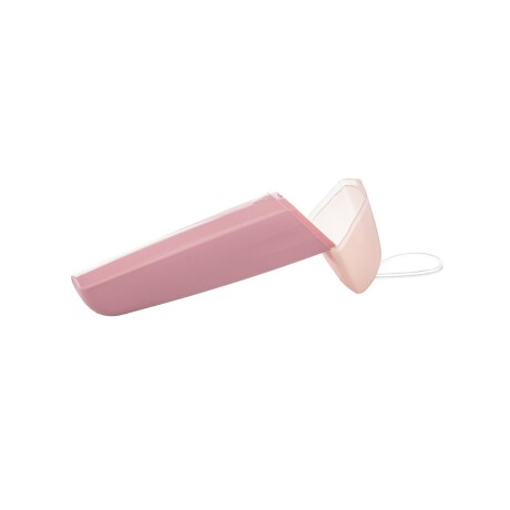 ESTUCHE CEPILLO DIENTES PLASTICO ROSA 22X6.5X4.5CM