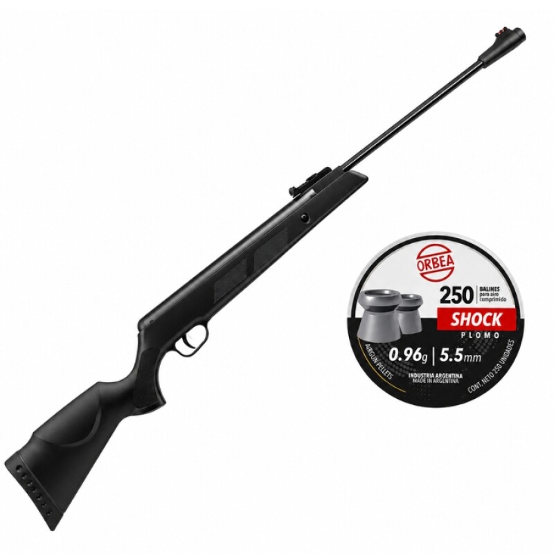 Rifle Nitro Pistón Artemis Camuflada Calibre 5,5mm Negro