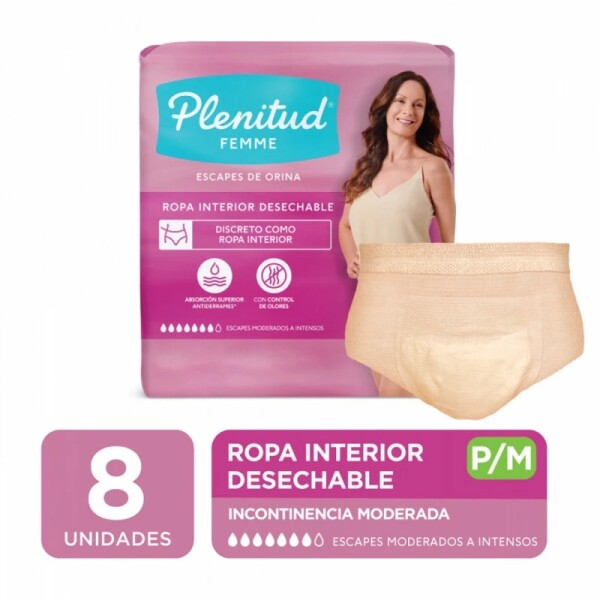 Pants bombachas descartables Plenitud Femme S/M Pants bombachas descartables Plenitud Femme S/M