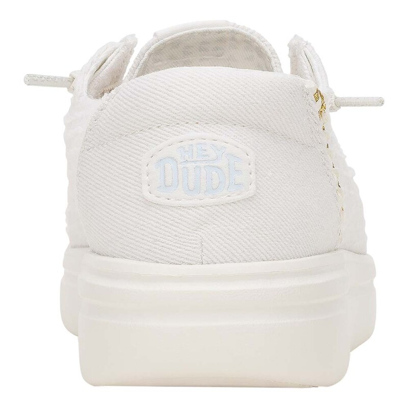 Wendy Rise Perf Canvas - Mujer White