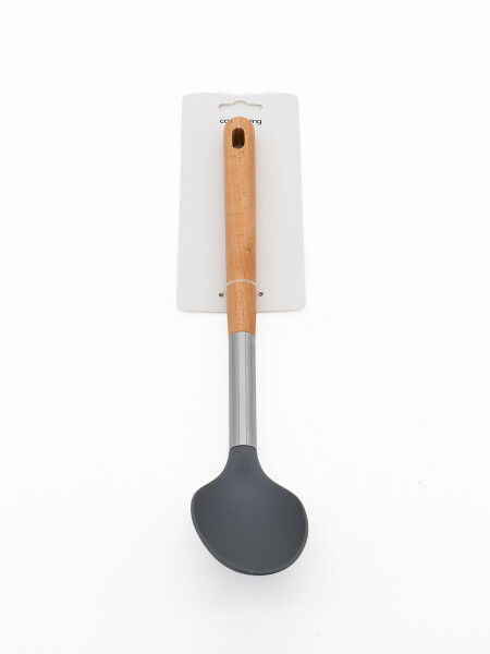 CUCHARON MANGO MADERA GRIS