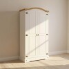Ropero Smile 2 Puertas C-939 Crema/pino Mdf Ropero Smile 2 Puertas C-939 Crema/pino Mdf