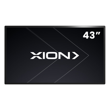 pantalla con resolución full HD 43” COLOR UNICO