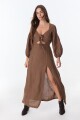 Vestido Tropical Chocolate