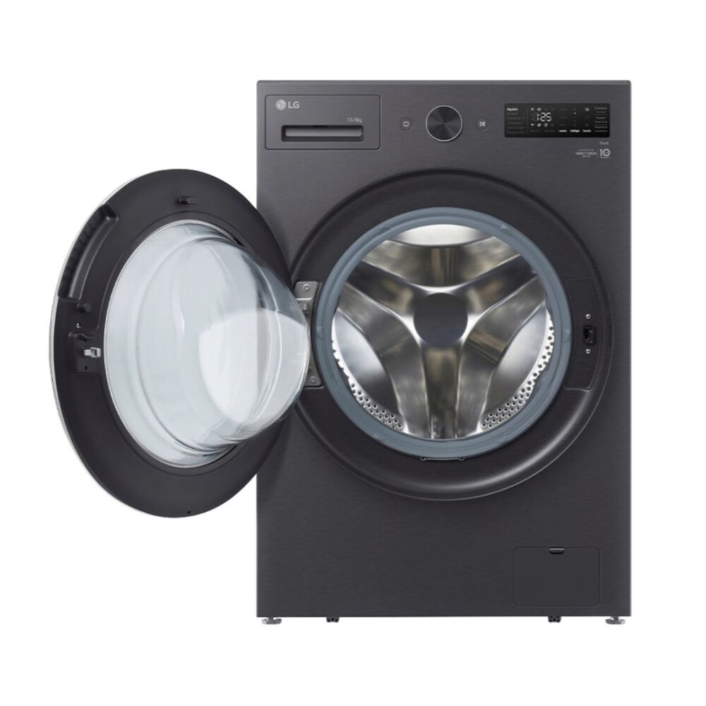 Lavasecarropas Carga Frontal Inverter 15Kg Negro - Modelo WD15EBNTSPG - LG Lavasecarropas Carga Frontal Inverter 15Kg Negro - Modelo WD15EBNTSPG - LG