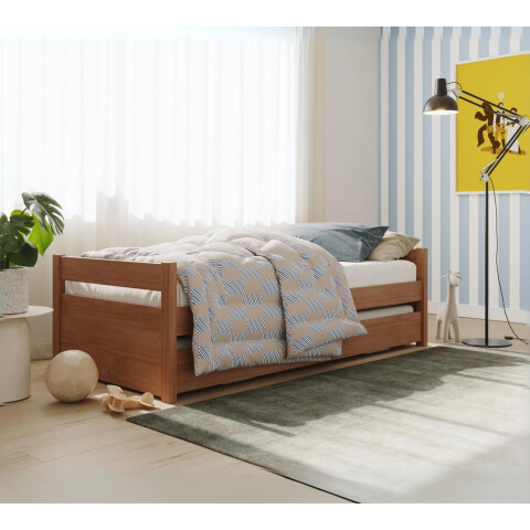 CAMA MARINERA MADERA MACIZA DOUBLE AMENDOA CAMA MARINERA MADERA MACIZA DOUBLE AMENDOA