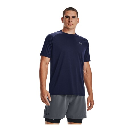 Remera de Hombre Under Armour Tech 2.0 Azul Marino