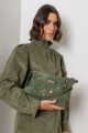 Cartera bohemia Verde