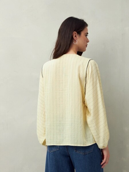 CAMISA D.CASSIN LISANA AMARILLO