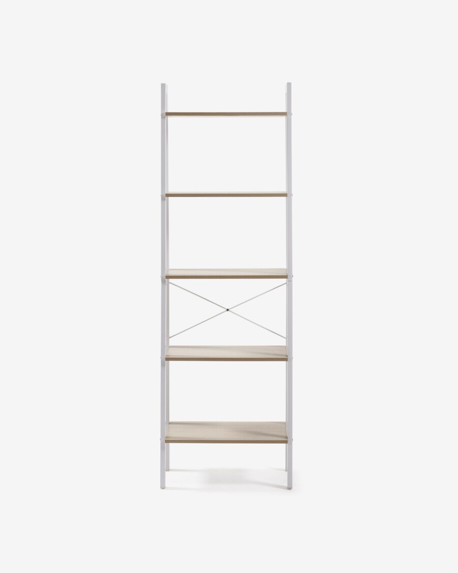Estantería Aarhus acero blanco 56 x 172 cm Estantería Aarhus acero blanco 56 x 172 cm