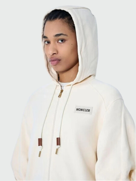 Moncler - Jersey de Algodón Maglia Gris