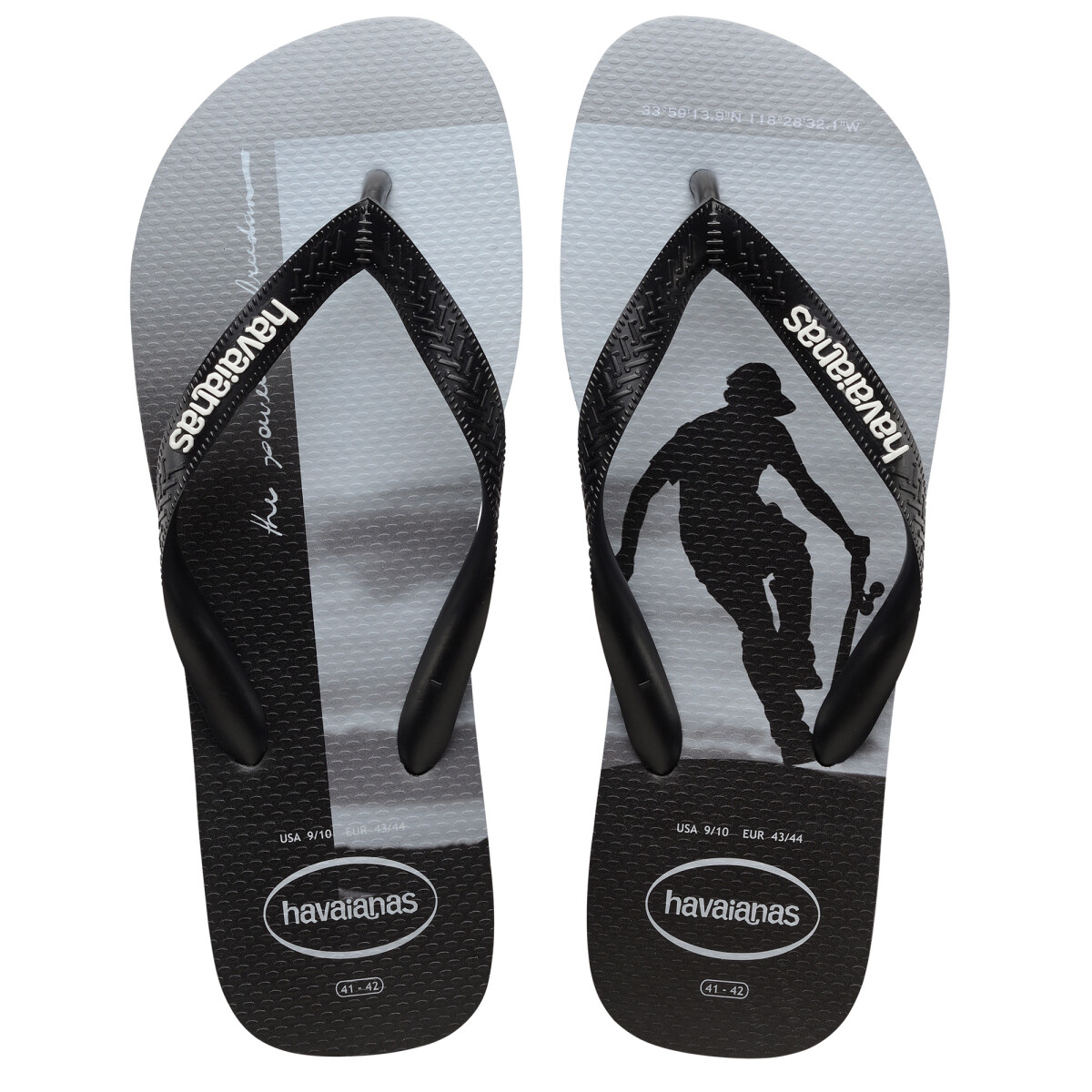 Sandalias de Hombre Havaianas Hype - Negro - Blanco 