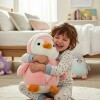 Manta De Apego Peluche C/Frazada 1.60m X 1.00m Inf. Pingüino