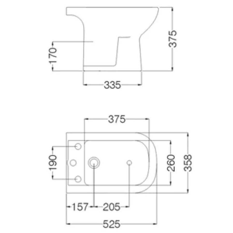 Bidet Bari Tres Agujeros Bidet Bari Tres Agujeros