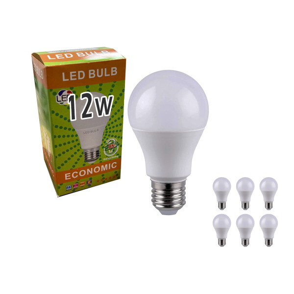 Bombita De Luz Led 12w Pack De 6 Luz Fria Bombita De Luz Led 12w Pack De 6 Luz Fria
