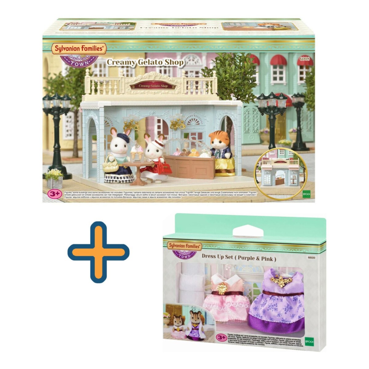 Sylvanian Families Heladeria Tienda De Helado + Ropa Regalo 