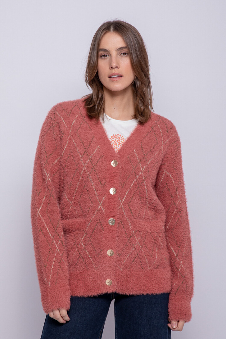 CARDIGAN LIVIA Rosa Cuarzo