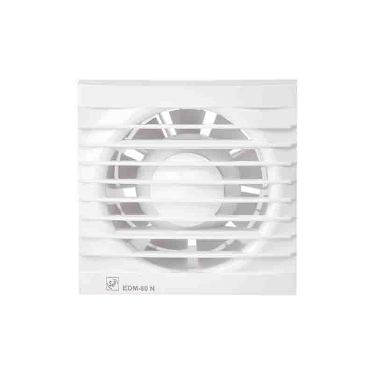 Extractor de aire p/baño, serie EDM modelo 80N - ELE03348 