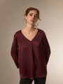 Blusa Litien Cereza Oscuro