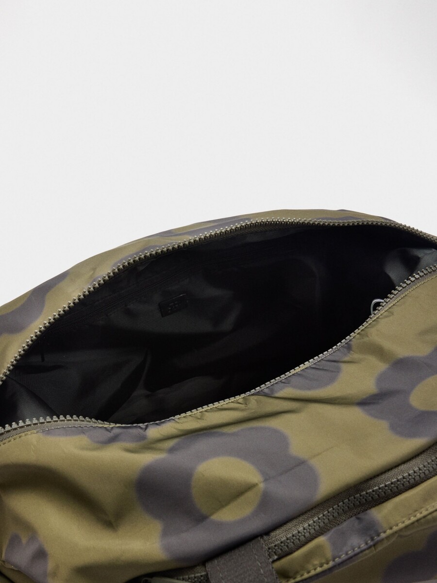 Bolso De Deporte De Nylon Con Estampado Floral multicolor