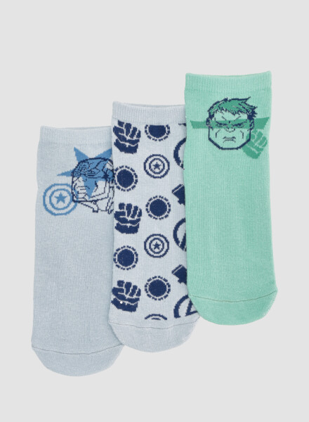 Pack x3 medias cortas infantiles disney Diseño 1