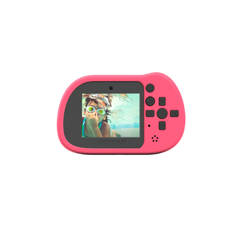 Cámara sumergible infantil Kidycam Pro Pink Kidywolf Cámara sumergible infantil Kidycam Pro Pink Kidywolf