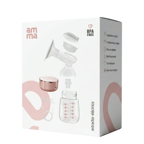 Extractor de Leche Eléctrico Amma con Mamadera de 150ml Extractor de Leche Eléctrico Amma con Mamadera de 150ml