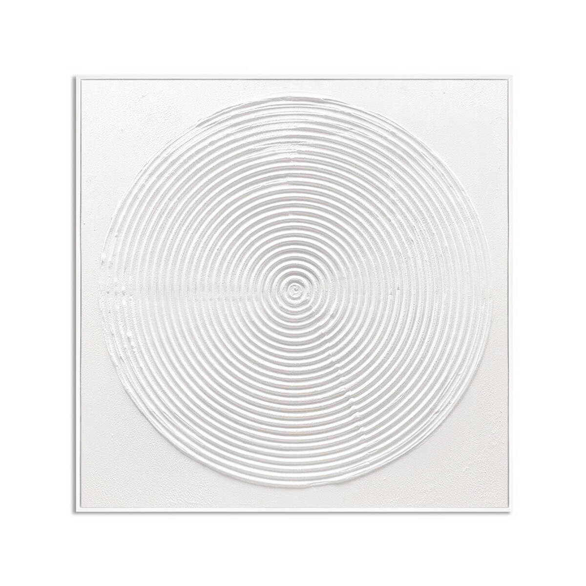 CUADRO CANVAS 80x80cm MARCO PINTURA CIRCULO 