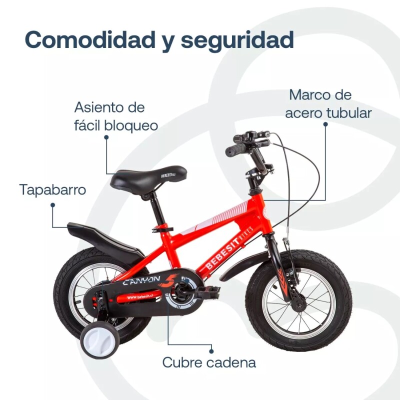 Bicicleta rodado 16 Canyon Bebesit - Rojo Bicicleta rodado 16 Canyon Bebesit - Rojo