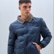 CAMPERA OXX 82261 CUELLO PIEL AZUL