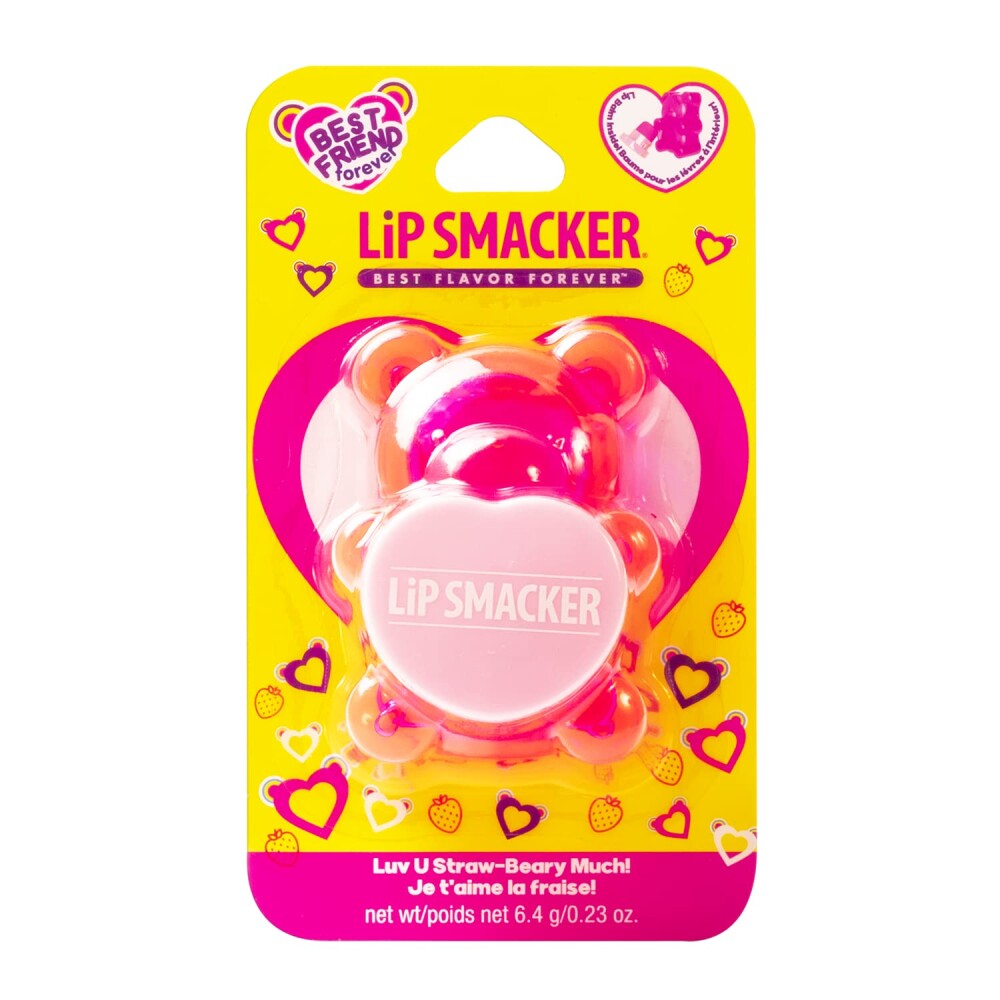 LIPSMACKER STRAW-BERRY MUCH LIP BALM KIT única