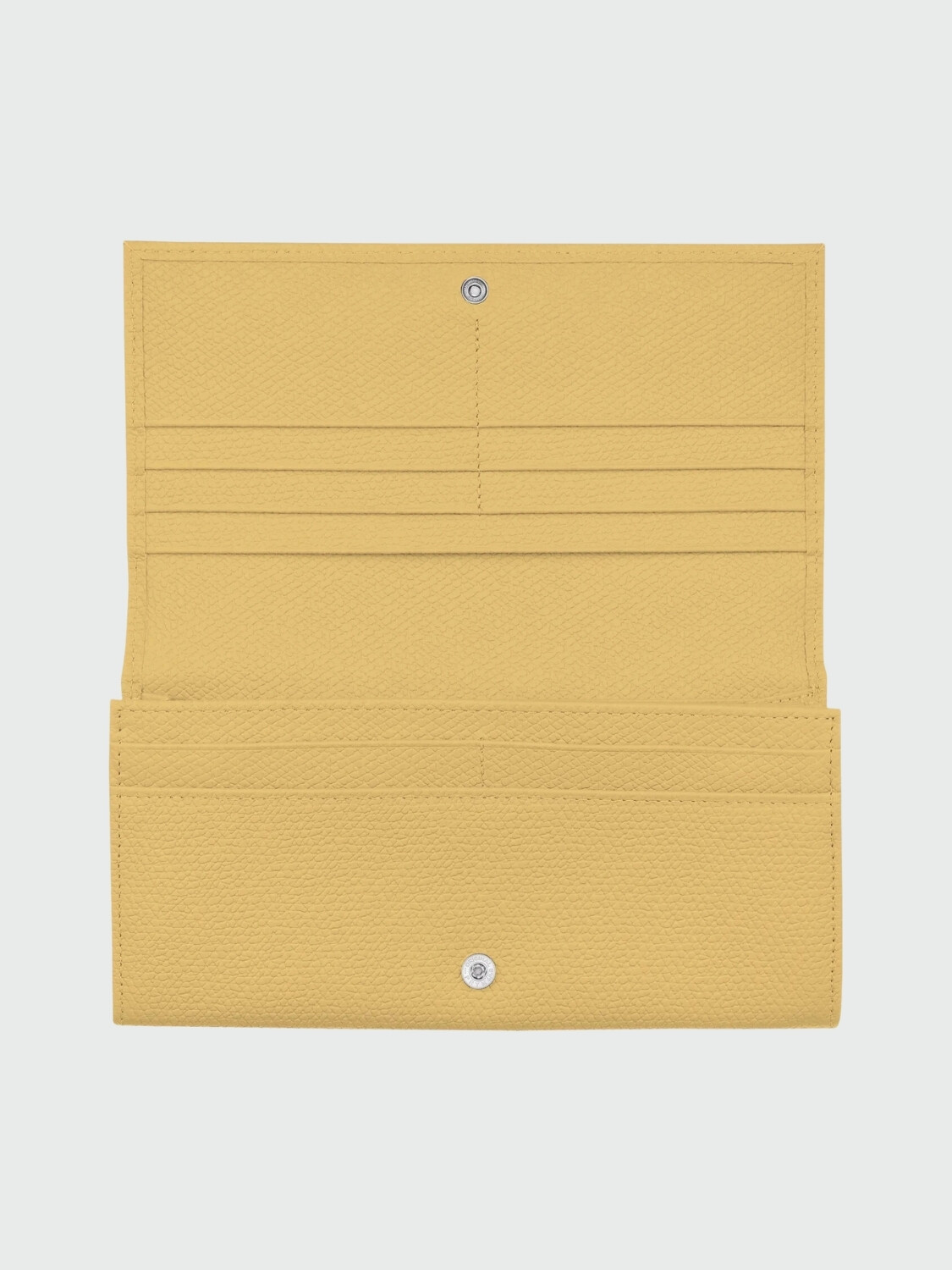Longchamp -Billetera continental, Roseau Celeste Claro