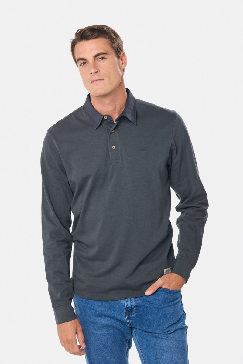 POLO JERSEY LISA - Gris 