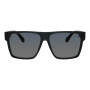 Lentes de sol De Tr90 Cuadrado Flap Espejado/Marrón