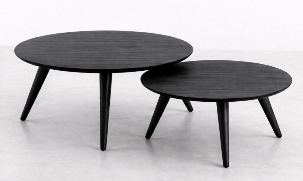 Set Mesas Living VANA PREVENTA Ébano