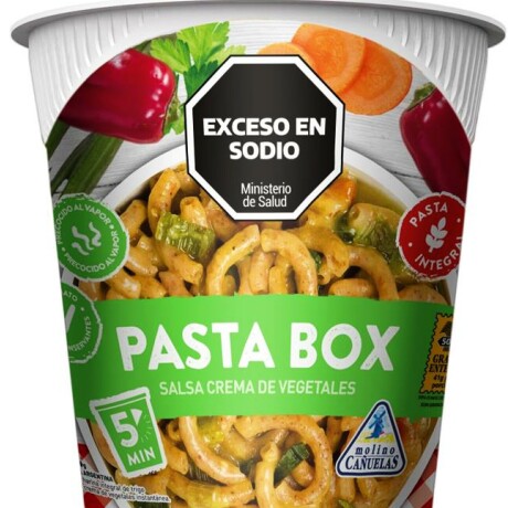 PASTA BOX C/SALSA CREMA VEGETALES VASO 64G PASTA BOX C/SALSA CREMA VEGETALES VASO 64G