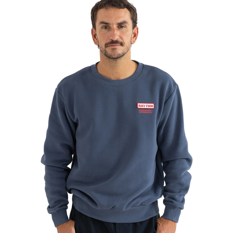 Buzo Rhythm Mechanics Crew - Azul Buzo Rhythm Mechanics Crew - Azul