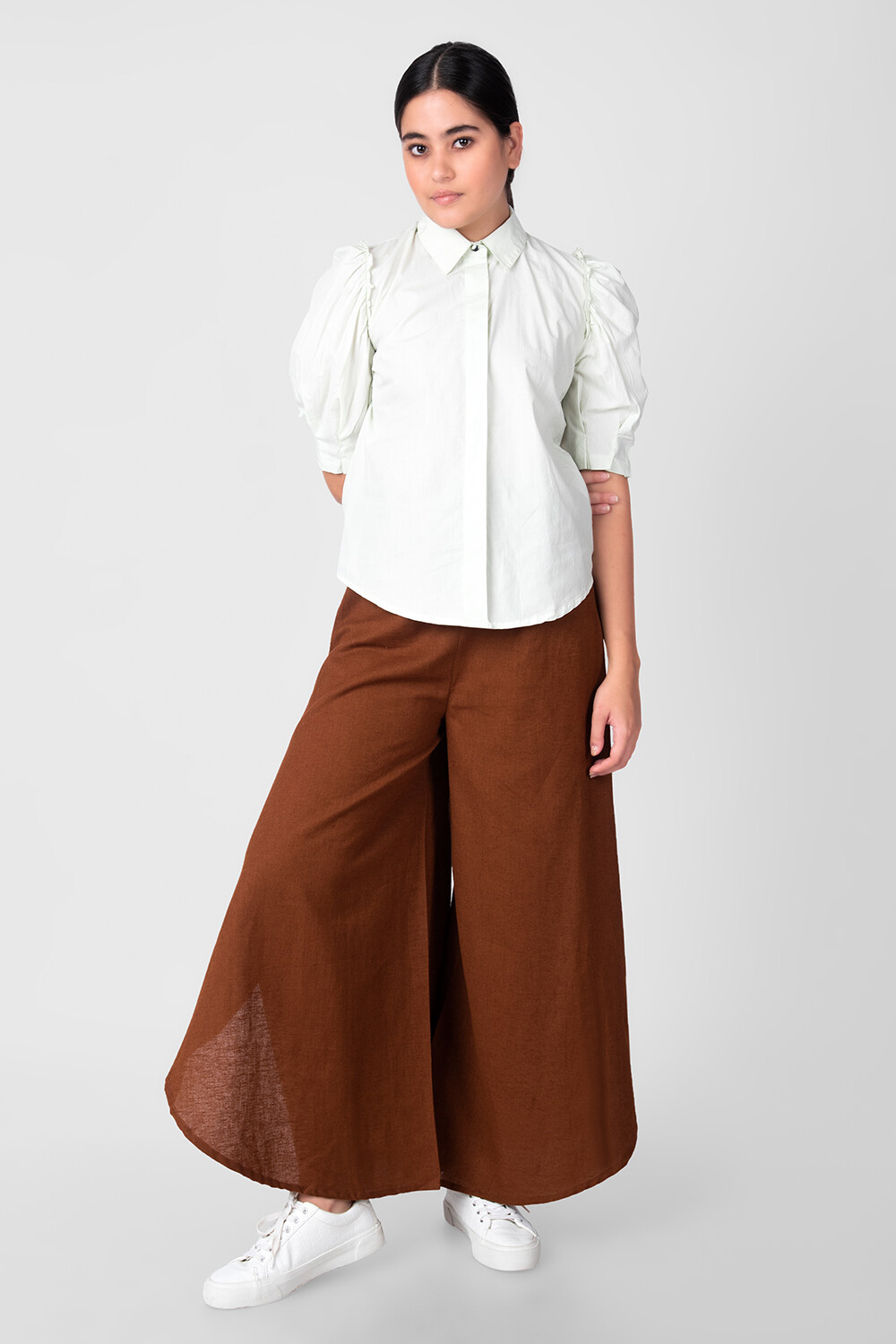 Camisa Franko Verde Palido