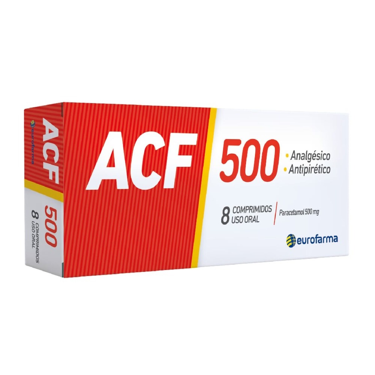 ACF 500 Paracetamol 8 Comprimidos 