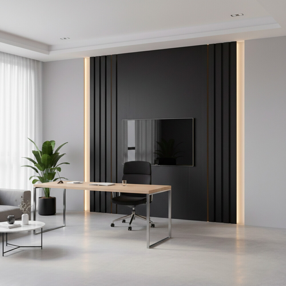 REVESTIMIENTO WPC INTERIOR MODELO LK8001 2900X192X14mm Revestimiento Wpc Interior Modelo Lk8001 2900x192x14mm