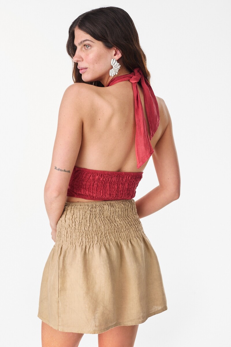 Falda Arena Beige