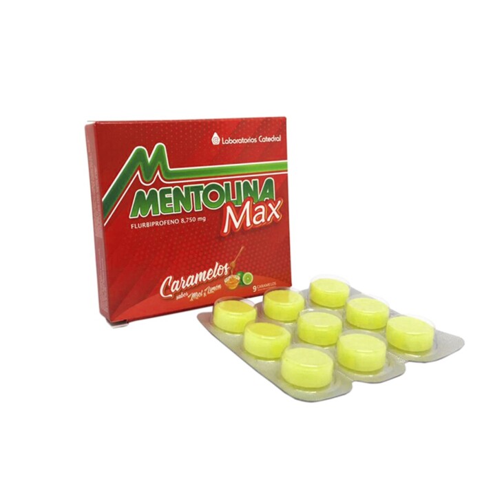 MENTOLINA MAX CJ X 9 CARAMELOS única