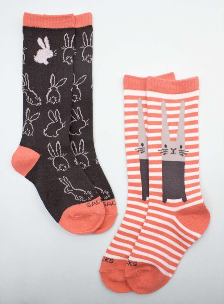 Pack x2 medias 3/4 infantil - Combinacion 1 