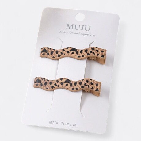 Set De Broches x2 Para Cabello Animal Print Set De Broches x2 Para Cabello Animal Print