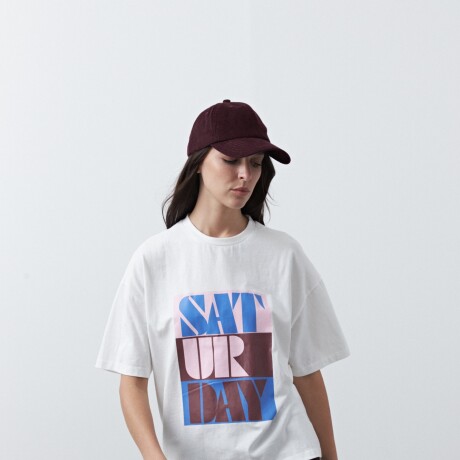 REMERA ERICA PRINTED Blanco