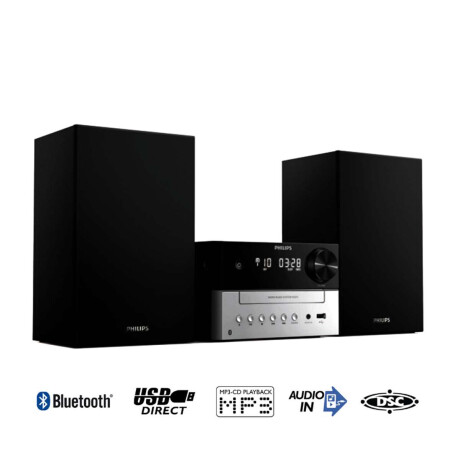 Microsistema Bluetooth Philips Reproductor De Cd Mp3 Usb Fm