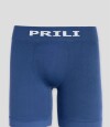 Boxer large prili de microfibra Azul