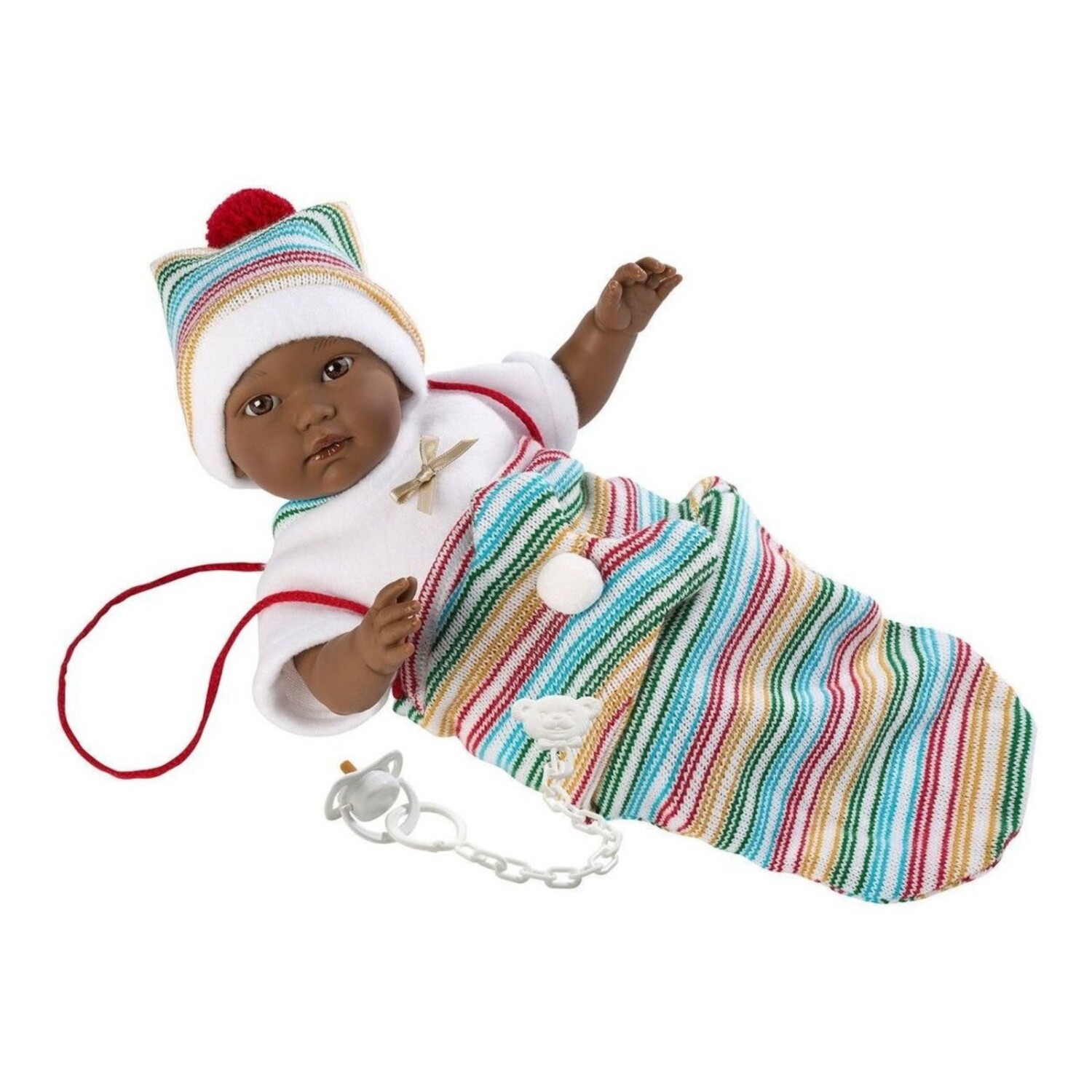 Muñeco Bebé Recien Nacido Cuqui Llorens Bebote Juguete — Atrix