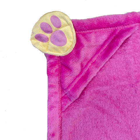 Frazada Infantil con Capucha Paw Patrol 100 x 100 cm ROSA
